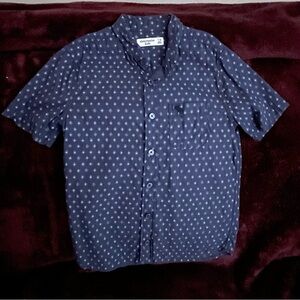 Abercrombie Kids Dark Blue Patterned Shirt